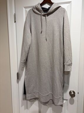 Sweaty Betty hooded sweatshirt dress XL pockets, long sleeve, EUC
